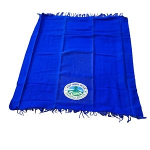 Vintage Pebble Beach National Pro Am Golf Tournament 100% Wool Fairbo Blanket